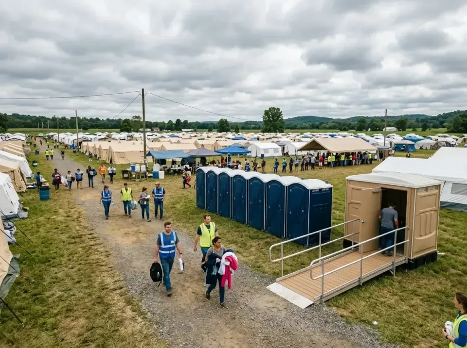 disaster-relief-camp-restrooms-010 — frequently asked questions, Dumpster & Portable Bathrooms Rental in White Bluff, TN
